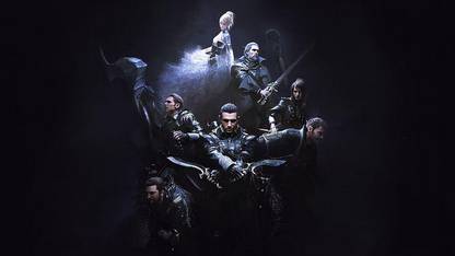 final fantasy xv noctis kingsglaive final fantasy xv lunafreya nox fleuret wallpaper Paper Print
