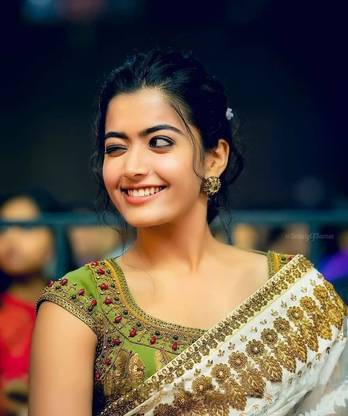 Rashmika Mandanna Poster Multicolor Photo Paper Print Poster Photographic Paper