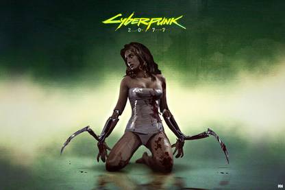 Cyberpunk 2077 Cyberpsycho Poster 18 x 12 inch 300 GSM Paper Print