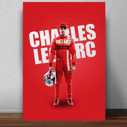 Charles Leclerc Poster for Room (Matte paper 300 GSM, 13 X 19 Inches, Multi-coloured, Lata Mangeshkar) Paper Print