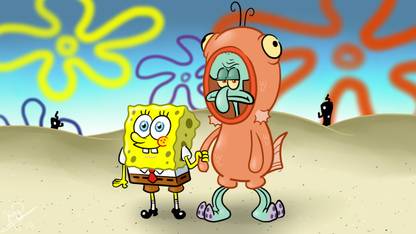Spongebob Squarepants Matte Finish Poster Paper Print