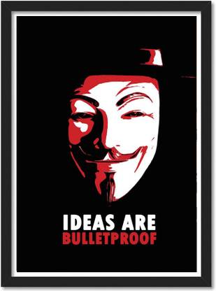 Joker Art framed Poster for Room & Office(10x13 inch,Framed) Paper Print