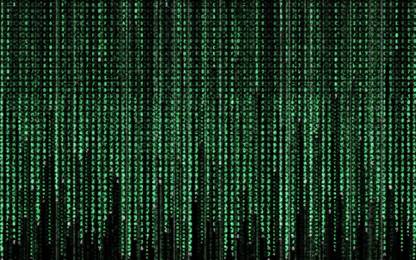 Poster Movie The Matrix Matrix Code sl12120 (Large Poster, 36x24 Inches, Banner Media, Multicolor) Fine Art Print