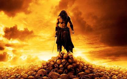 Poster Movie Conan The Barbarian Conan The Barbarian sl-7031 (Large Print, 36x24, Banner Media, Multicolor) Fine Art Print