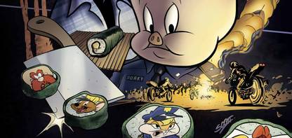 Looney tunes Poster Multicolor Photo Paper Print Poster Photographic Paper