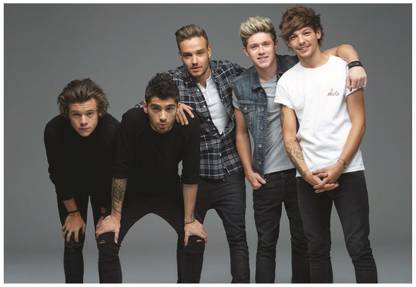 One Direction 1D Music Band Wall Poster A4 Size Photographic Paper