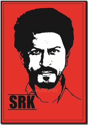 The King of Bollywood I Shah Rukh Khan I SRK I Bollywood Cinema Wall Poster Fine Art Print