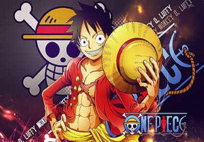 Luffy One Piece Anime Poster For Wall Decoratve Photo Poster _7 Paper Print