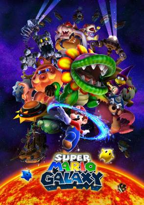 super mario galaxy # shigeru miyamoto # mario HD ON FINE ART PAPER POSTER Fine Art Print