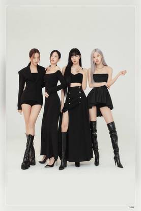 Blackpink Jennie Jisoo Lisa Rosie Matte Finish Poster Paper Print