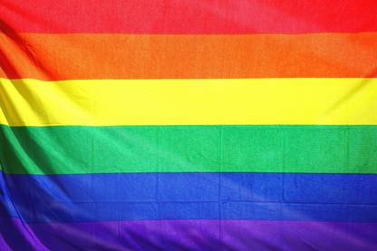 LGBTQ PRIDE FLAG HD POSTER 12X18 INCH Paper Print