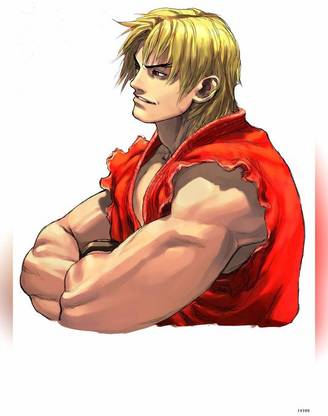 Ken Street Fighter Iii Rd Strike Online Edition Video Games Street Fighter Art Matte Finish Poster P-14380 Paper Print