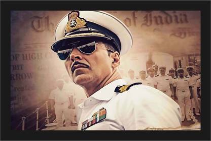 Akshay Kumar Poster with A4 Frame F-57 Paper Print