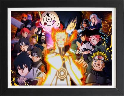Naruto Shippuden Anime | Naruto Shippuden Framed posters | Anime Frames | Landscape Paper Print