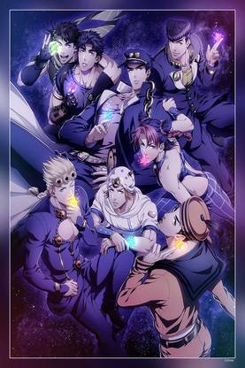 Jojos Jjba Jojo Bizarre Adventure Phantom Blood Stone Ocean Battle Tendency Matte Finish Poster Paper Print