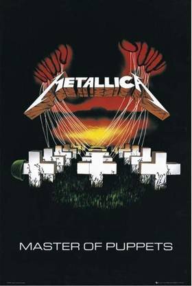 Master of Puppets ON FINE ART PAPER HD QUALITY WALLPAPER POSTER Fine Art Print