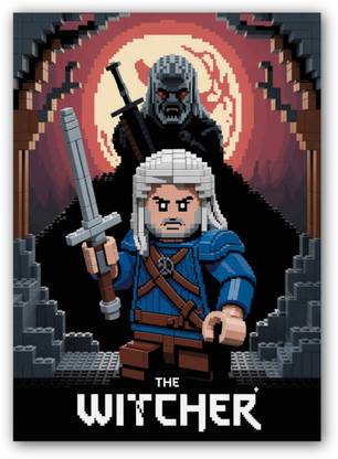 anime posters| the witcher | hollywood |ott| web series | movies | wall posters| pack of 1 wall poster| paper print (18*12 inch| corrugated tube) Paper Print