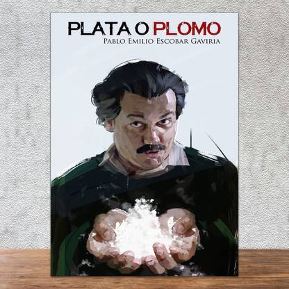 Poster Pablo Emilio Escobar Gaviria Movitational sl-4889 (Wall Poster, 13x19 Inches, Matte Paper, Multicolor) Fine Art Print