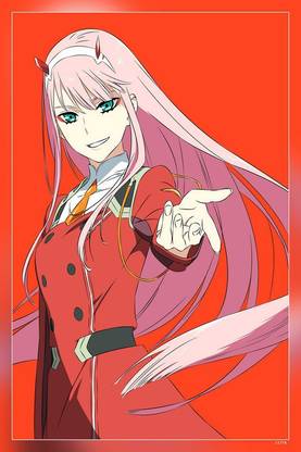 Zero Two Darling Darling In The Franxx Matte Finish Poster Paper Print