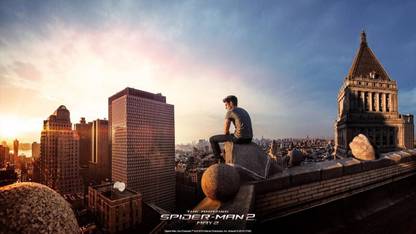 Movie The Amazing Spider Man 2 Spider Man The Amazing Spider Man 2 Peter Parker Andrew Garfield Print Poster on 13x19 Inches Paper Print