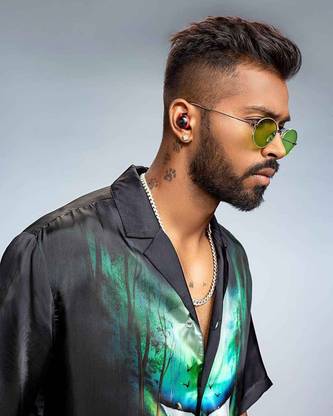 Hardik pandya poster Multicolor Photo Paper Print Poster Photographic Paper