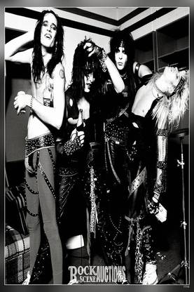 Mötley Crüe An American Heavy Metal Band Nikki Sixx Tommy Lee Vince Neil Mick Mars One The Bands Matte Finish Poster Paper Print