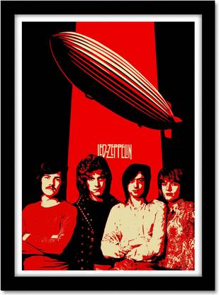 LED Zepplig Framed Poster For Room & Office (10 Inch X 13 Inch, Framed)… Paper Print