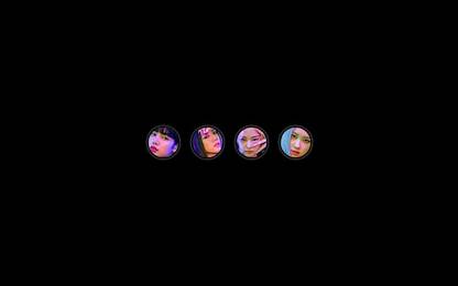 blackpink k pop rose blackpink lisa blackpink jisoo blackpink wallpaper Paper Print