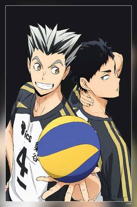 Haikyuu Akaashi Bokuto Matte Finish Poster Paper Print