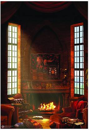Harry Potter Gryffindor Common Room Wall Poster A4 Size Photographic Paper