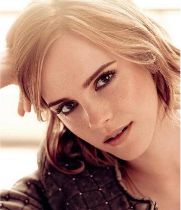 Emma Watson ON FINE ART PAPER HD QUALITY WALLPAPER POSTER Fine Art Print