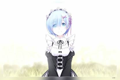 Rem Anime Waifu Best Girl Matte Finish Poster Paper Print