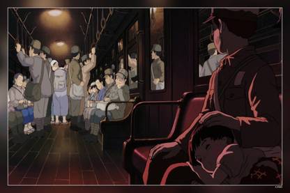 Train Studio Ghibli Anime Grave Of The Fireflies Hd Matte Finish Poster Paper Print