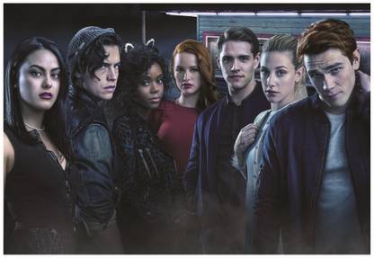 Riverdale TV Series All Cast Betty Jughead Veronica Archie Wall Poster A4 Size Photographic Paper
