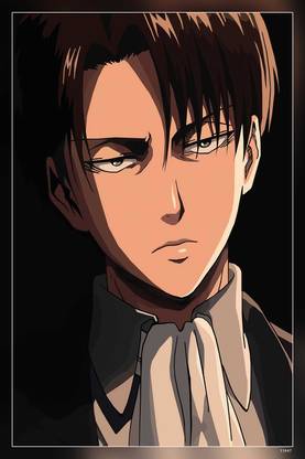 Levi Ackerman Aot Armin Attack On Titan Captain Levi Eren Erwin Mikasa Scouts Matte Finish Poster Paper Print
