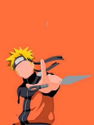 Naruto Minimalist Art Matte Finish Poster Paper Print