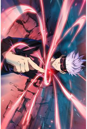 Gojo satoru power wall poster Paper Print
