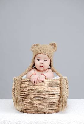 cute, baby, kids, naive, the little girl, indoors, studio shot, HD wallpaper Paper Print