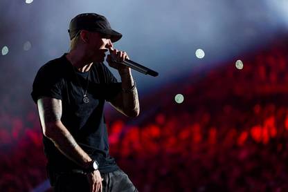 eminem computer wallpaper Paper Print