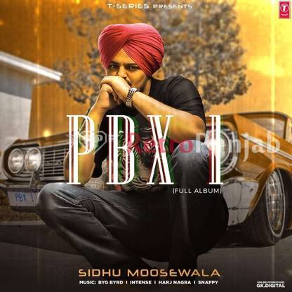 Sidhu moosewala rapper poster PBX-1 album poster Photographic Paper