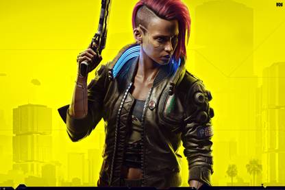 Cyberpunk 2077 V Poster 18 x 12 inch 300 GSM Paper Print