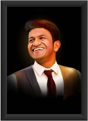 rajkumar appu superstar wall poster Fine Art Print