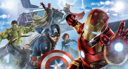 Pack of 1 Avengers Poster | Marvel Poster | HD Photos for Wall decor Photographic Paper (12 inch X 18 inch, Rolled in Safety tube) Photographic Paper