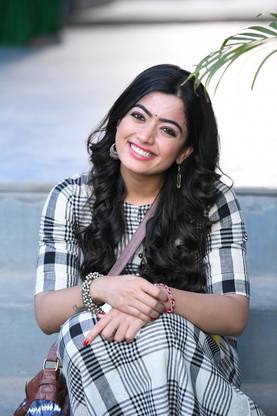 Rashmika Mandanna Poster Multicolor Photo Paper Print Poster Photographic Paper