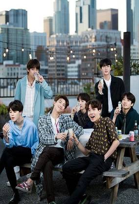 Poster BTS Music New Pic-2 Large Poster (36 X 24 Inch, Multicolour) Fine Art Print