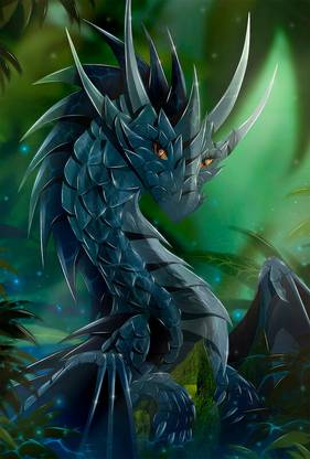 Dragon Hd Fantasy Art Hd Matte Finish Poster Paper Print