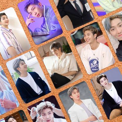 BTS "NAMJOON" Member Bias Pack Photo cards (Set of 16 + 2 Free Stickers ) Photographic Paper