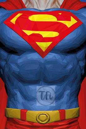 Superhero Posters, Superhero Characters Poster for Room, Unframed, with Double Sided Tape Paper Print