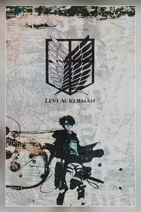 Levi Ackerman Poster 12 X 18 Inch (Multicolor) Paper Print