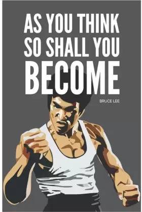 bruce-lee 001 Paper Print
